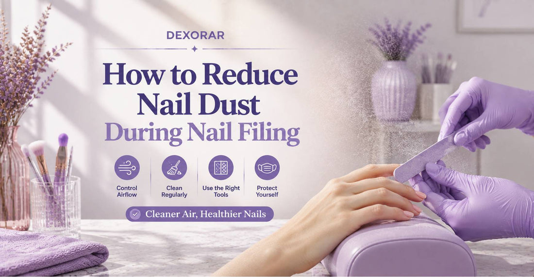 How to Reduce Nail Dust During Nail Filing
