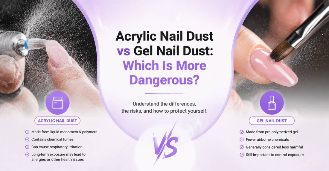 Acrylic Nail Dust vs Gel Nail Dust: Which Is More Dangerous?