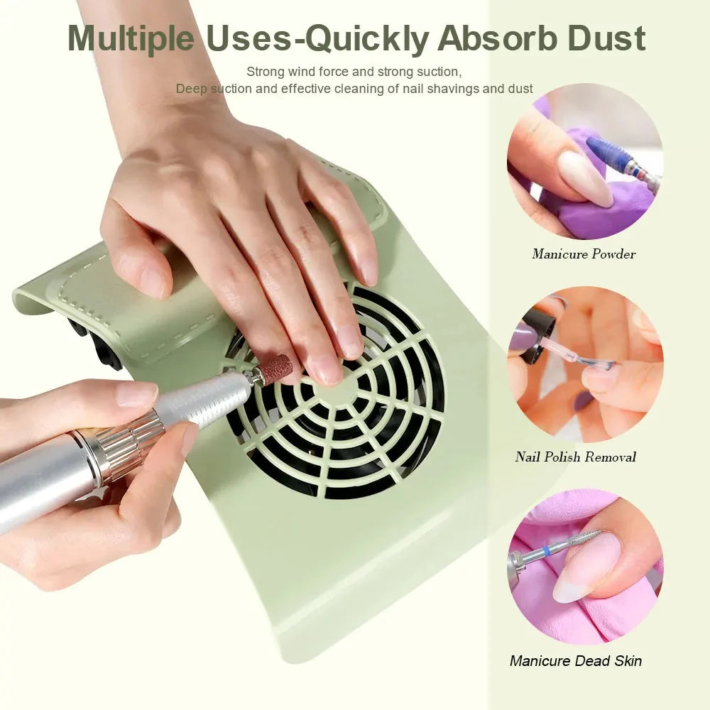 Air Mini Nail Dust Collector - Compact, Quiet & Perfect for Home Nail Studios