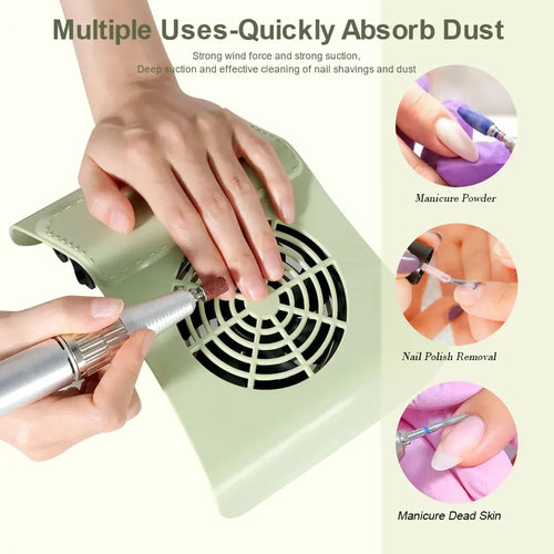 Air Mini Nail Dust Collector - Compact, Quiet & Perfect for Home Nail Studios