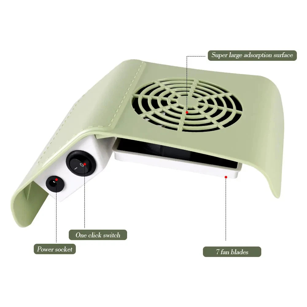 Air Mini Nail Dust Collector - Compact, Quiet & Perfect for Home Nail Studios