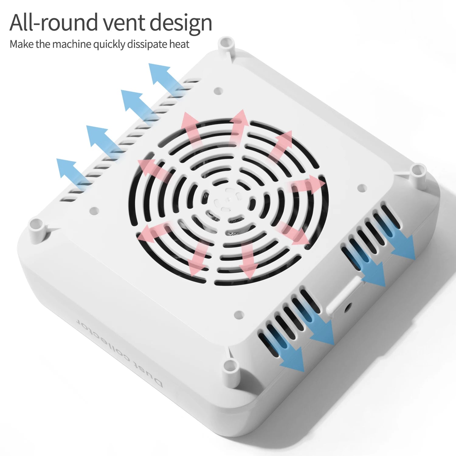 Air Pro Brushless Nail Dust Collector - Low Noise, Portable for Salon & Home