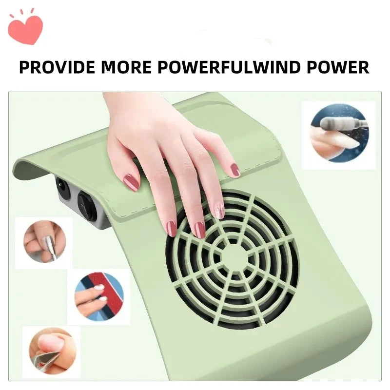 Air Mini Nail Dust Collector - Compact, Quiet & Perfect for Home Nail Studios