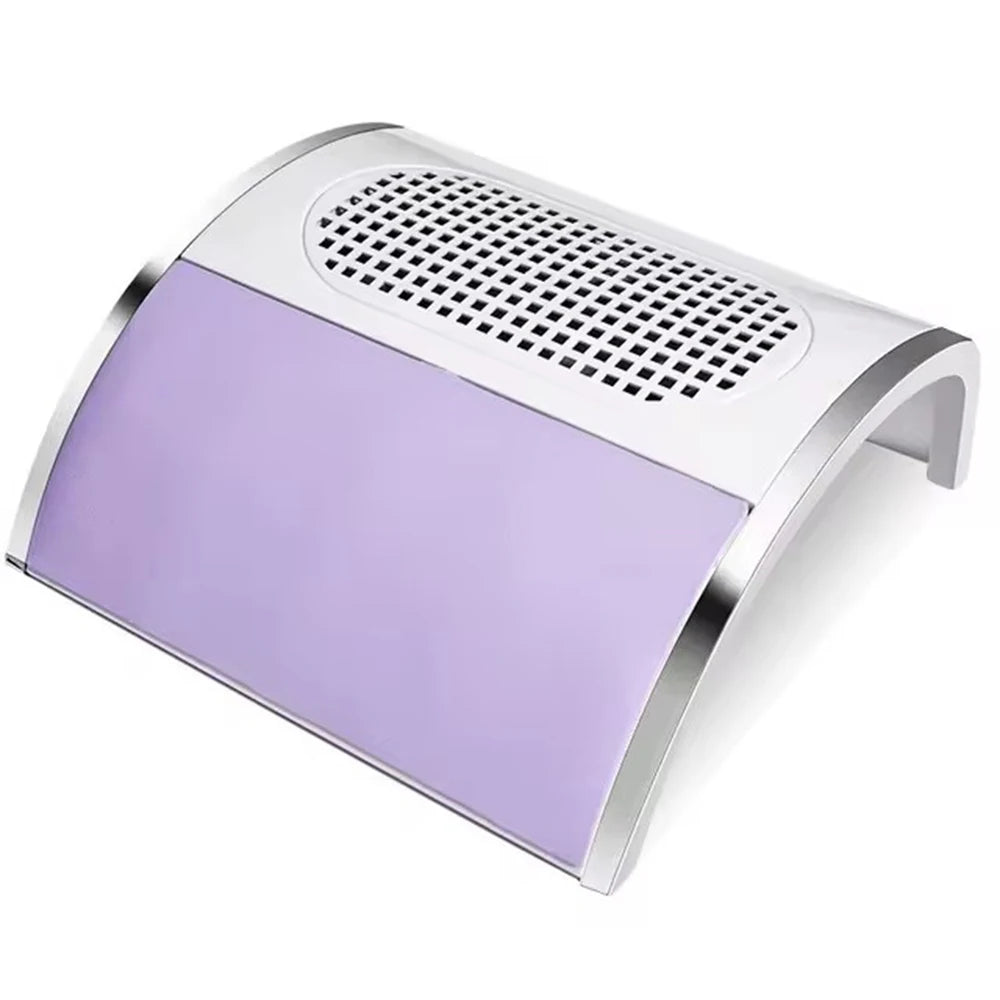 Powerful 80W Nail Dust Collector for Nail Technician- TwinFan, Ergonomic Design